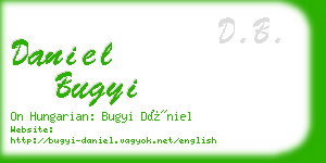 daniel bugyi business card